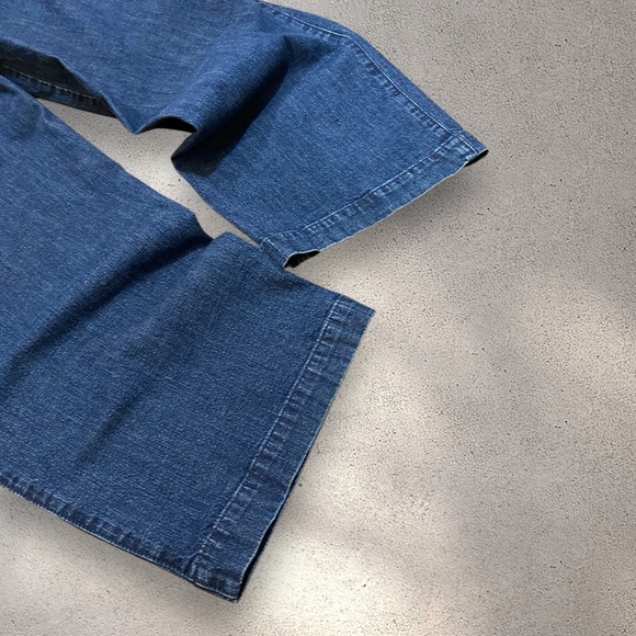 Madewell High Rise Pleated Wide Leg Jeans - Picture 5 of 6